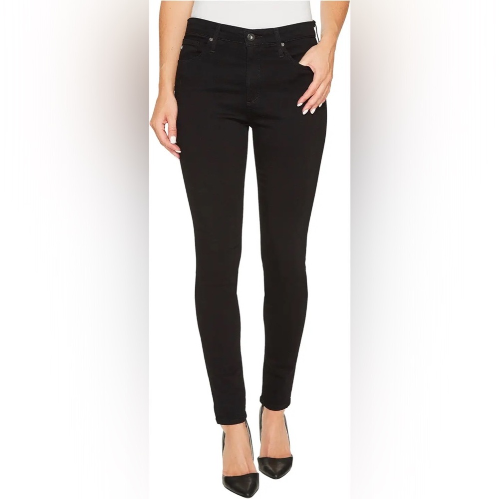 AG Farrah Skinny in Super Black
